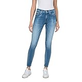 White Shades Collection REPLAY Luzien White Shades Jeans, 10 Azul Claro, 24W / 28L para Mujer