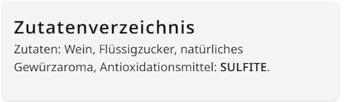 Rotwild Glühwein weiß (6 x 0,75l) – kräftiger Wintergenuss mit Zimt, Orange & Nelke, weich im Geschmack – ideal für gemütliche Abende am Kamin, leicht erhitzt ein Erlebnis