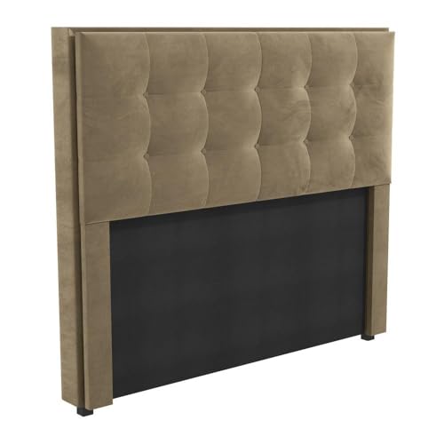 Cabeceira Estofada Casal 140cm Multimóveis Cr35162 Bege