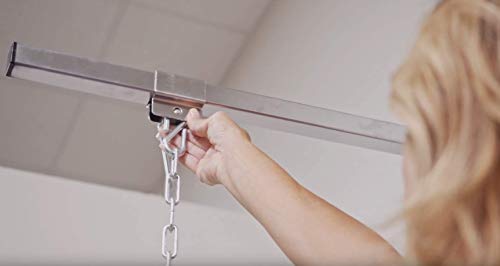 Lumex 2800A Versa-Helper トラピーズバー ベッドモビリティ用、クロム、メディカルアシストハンドル、オプションの2840Aフロアスタンド(別売り)