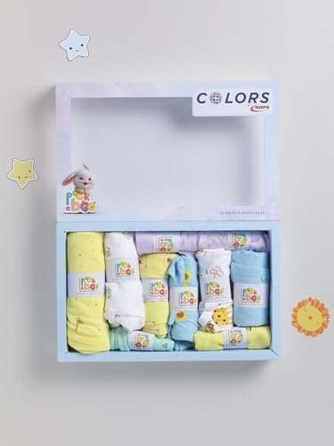 Image of Peek A Boo by Rupa Baby Boys' Gift Set, Perfect for Baby Shower Clothing Set, 100% Cotton, Ultra Soft, Breathable