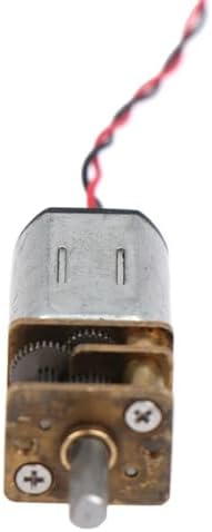 Feegow DC 5V N20 Dişli Motoru, Tam Metal Şanzımanlı Dişli Motoru, DIY Robot Oyuncak Projeleri için Yüksek Torklu Düşük Hızlı Elektrikli Redüktör, Gümüş - Görsel 1