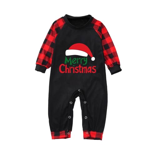 Matching Family Pajamas Funny Christmas Graphic Print Casual Long Sleeve Tops and Pants Sets Comfort Pajamas Outfits