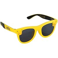 Sun-Staches Gafas de sol rectangulares para niños, Negro 120mm