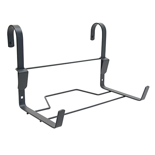 Louis Moulin Halterung für Blumenkasten, Eisen, flach, gehämmert, 35 x 18 cm