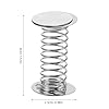 Veemoon 10 Pack Craft Spring Bases, Shaking Head Doll Spring - Metal Spiral Base with Adhesive for Shake Head Action - for DIY Crafts and Collectibles Doll Accessories (4CM) #1