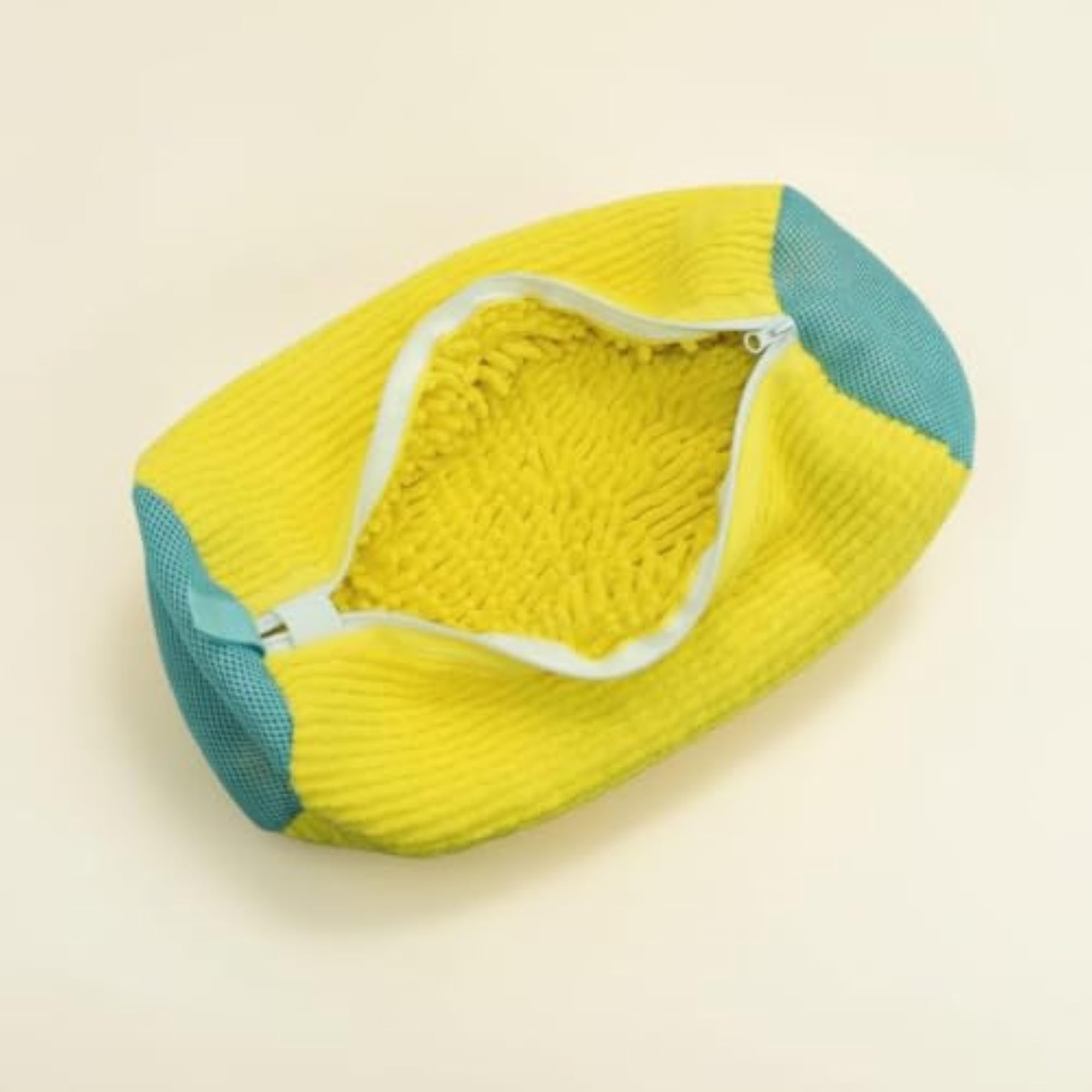 Padded Cylindrical Shoe Washing Bag, Purple