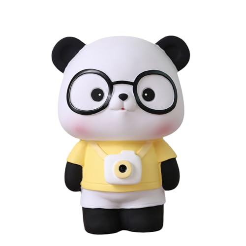 YZYDF Animal Money Jar Versatile Coin Container Box Shatterproof Money Holder Versatile Panda Piggy Banks Coin Saving Jar