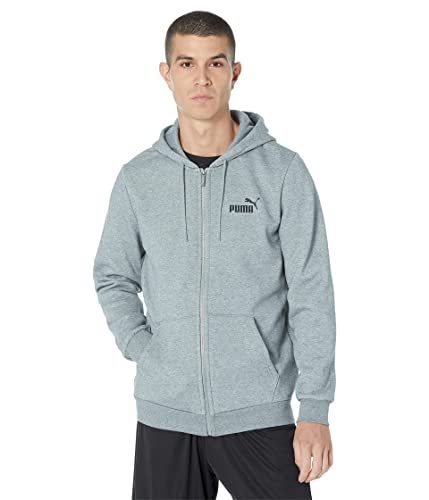 PUMA Mens Essentials Small Logo Fz Hoodie Fl Us Coats Jackets
