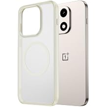 Case for Oneplus 15, Matte Hard PC Back Cover Oneplus15 Shell Compatible with Wireless Charging Soft TPU Bumper Corners Shockproof Protection White