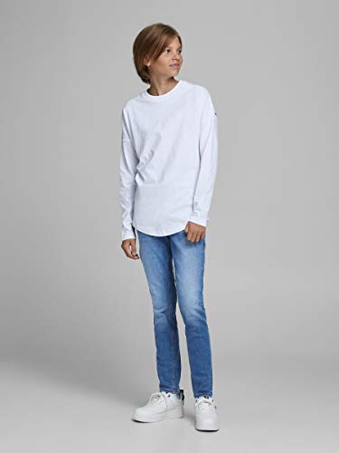 Jeans Niños JACK & JONES Jjiliam vaqueros ajustados elásticos pantalones vaqueros azul 6