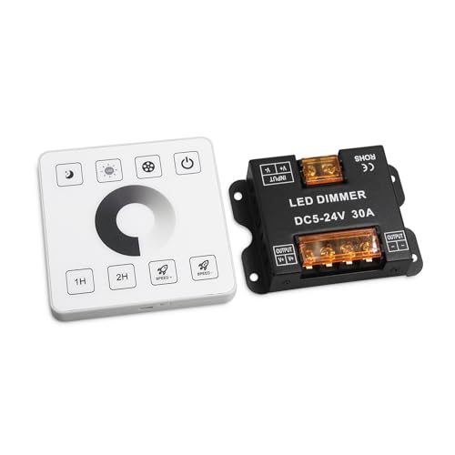 Dimmer panel táctil 86 monocromático 30A luz estroboscópica caja hierro 3