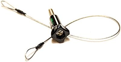 PROtastic 6 inch / 15cm Wire Safety Tether & Screw for Camera Equipment inc. GoPro and SJCAM Action Camera Helmet Mounts
