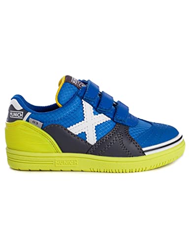 Munich G-3 Kid VCO Indoor 254, Zapatillas Deportivas, Azul, 30 EU