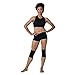 Danz N Motion Cheerleading and Dance Knee Pads - Shock Absorbing Knee Protection (Black, Medium)