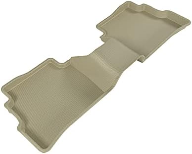 3D MAXpider - L1MZ05821502 All-Weather Floor Mats for Mazda CX-5 2017-2020 Custom Fit Car Floor Liners, Kagu Series (2nd Row, Tan)