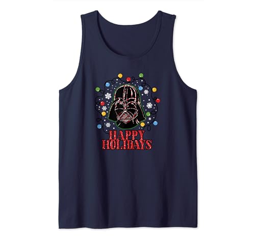 Darth Vader Lights Tank Top : Fini les Pulls de Noël Trop Chauds