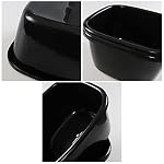 Gloreen 18 Quart Deep Wash Basins 2 Pack, Plastic Square Dishpan Tub, Black - Image 4