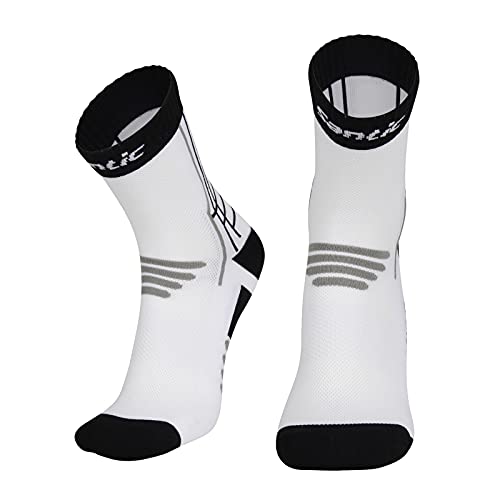 Santic Men's & Women's Cycling Socks Cotton Running Hiking Soccer Socks Crew Athletic Anklets2
