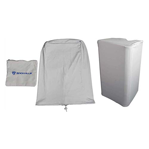 Rockville RSC158W 38.1 cm PA �X�s�[�J�[�J�o�[ �X�N���� �z���C�g �L�k���n ��R�� �h�o ������ ���� �N���u