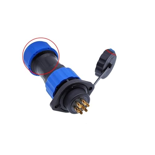 SP20 IP68 �h���R�l�N�^ 2/3/4/5/6/7/9/10/12/14 �s���R���Q�[�g�`���[�u�d���R�[�h�R�l�N�^�t�����W�\�P�b�g(7 pin Flange)