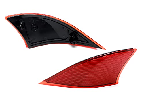 Image of iJDMTOY Rear Bumper Reflector Lenses For Lexus 2014-20 IS250 /IS300 /IS350 /IS