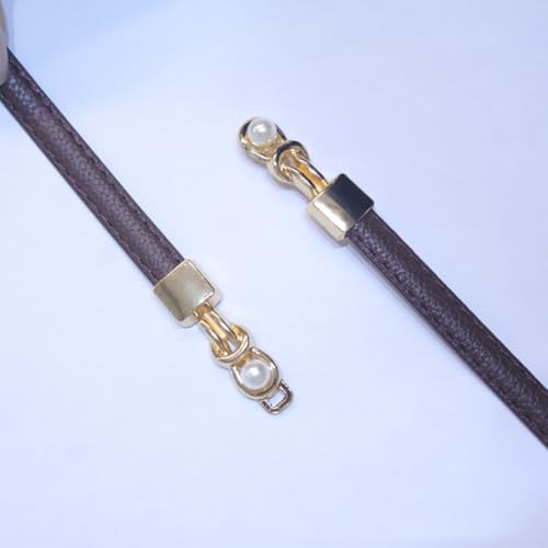 Women Stretchy Waist Belt Women Elastic Skinny Thin Leather Belts With Golden Buckle Ladies Fashion Retro Dresses Belt3