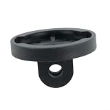 Fahrradcomputer-Halterung, kompatibel mit Garmin, Bryton, Wahoo, schwarze ABS-Halterung für Action-Kamera und Licht (Lichthalterung)