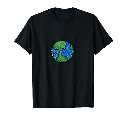 Earth Day Every Day Simple earth art T-Shirt