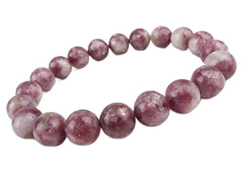 Tourmaline pastèque naturelle 10mm perle ronde en cristal véritable