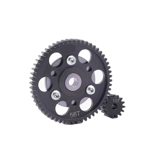 Engrenages Droits 56T/15T en Acier Durci pour Transmission de Crawler Axial Haute Résistance