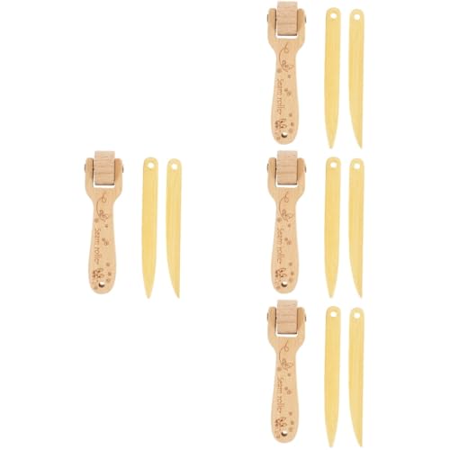 DIYEAH 4juegos Herramientas De Costura Rodillo De Presión De Costuras y Marcadores De Para Manualidades y Acolchados