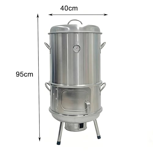 Ahumador vertical para pato de Pekín y pollo, ideal para restaurantes y banquetes de barbacoa 8