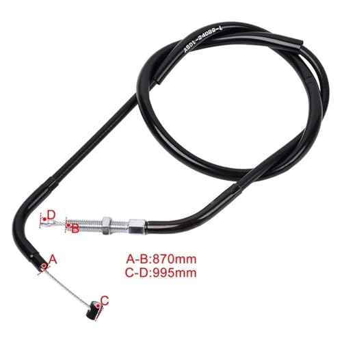 Câble embrayage GSXR 750 métallique pour remplacer commande usée