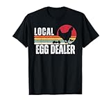Lokaler Eierhändler im Retro-/Vintage-Stil, Bauer, Hühnerei-Liebhaber T-Shirt