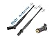 2X WiFi Antenna 9dBi 2.4Ghz 5Ghz 5.8Ghz Dual Band RP SMA Universal Connector for Router, PC Desktop, USB Adapter, PCie Cards, IP Camera, Drone and PS4 Build, Wireless Range Extender