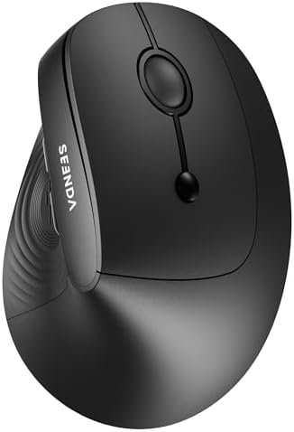 seenda MOU200 Wireless Ergonomic Mouse, Dual Bluetooth and 2.4G U...