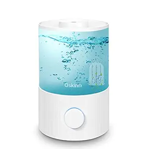 Humidifiers for Bedroom and Large Room, Cool Mist Humidifier with Water Filter, 3.5L Top Fill Water Tank, Auto Shut Off, Nightlight, Vaporizer with Essential Oil Diffuser