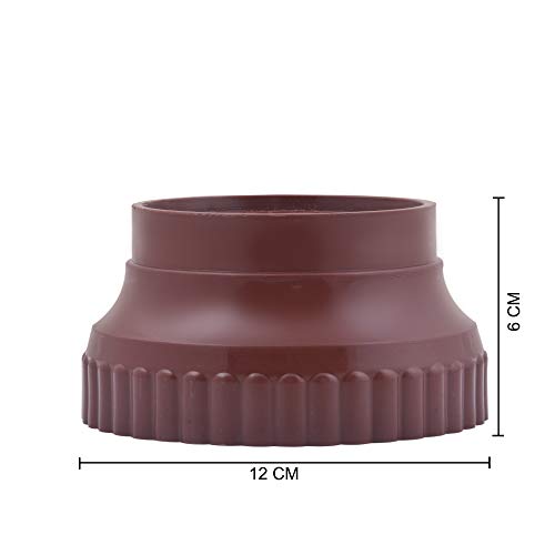 Image of U-MAX 4-Pack Sofa & Bed Leg Lifts, Anti-Slip Base for Stability, Increases Height, Prevents Floor Scratches, Legs Refrigerator Stand (Brown, Round Stand)
