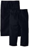 Genuine Boys' Flat Front Twill Pants (Pack of 2)