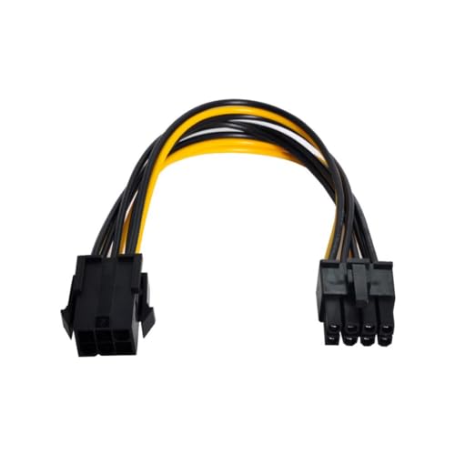 chenyang PCI-E PCI Express 6Pin to 8Pin Video Card Extension Power Cable for Graphics Adapter