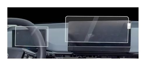 Film protection d'écran verre pour MG4 2021-2023 navigation GPS et tableau de bord