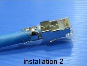 Sunnytech Cat7/7A Plug Awg23/1,1500Mhz,10Gbase-T Ethernet Rj45 Module Crimp Connector 20 Pack, For Cable Thickness Od 7.0Mm #TOP6