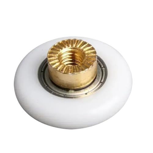 Roulettes de porte de douche 25mm en verre | Accessoires salle de bain kit 4pcs
