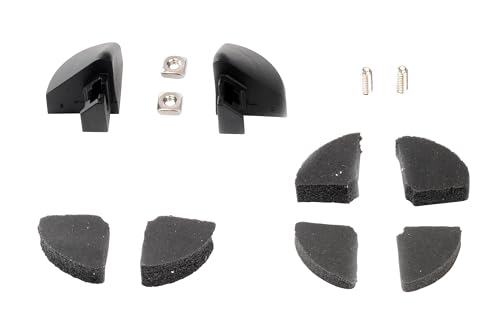 Accessory Tonneau Cover Service Parts - 2014-2018 Chevrolet & GMC 11 GM Accessories 19202599 Pickup Box Cover Side Rail End Cap Kit with Caps, Hardware, and Foam Pads