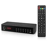2026 Nuevo Español TDT Decodificador TV DVB-T T2 H265 HEVC FTA Full HD PVR, USB, HDMI, SCART, Sintonizador de TV Digital Terrestre, Receptor Digital de Alta definición Full HD 1080p (3)