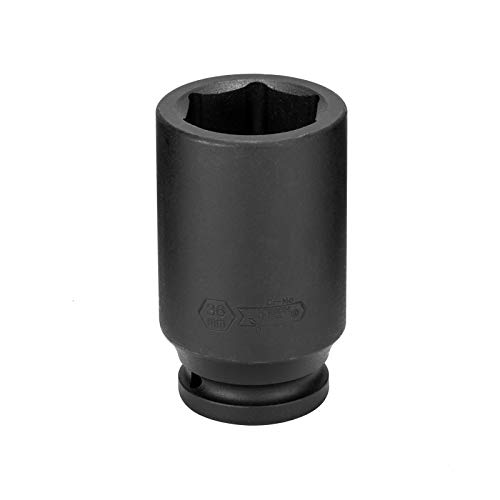 Image of JETECH 3 /4 inch Drive 36mm Deep Impact Socket, 6-Point Axle Nut Socket, Heat-Treated Chrome Molybdenum (Cr-Mo) Alloy Steel, for Easy Removal of Axle Shaft Nuts, Automotive & Machinery Maintenance