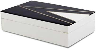 Handicrafts Home Chevron Jewelry Gift Boxes - Decorative Organizer and Storage Box for Women Girls Bedroom Office, Closet  Christmas Gifts