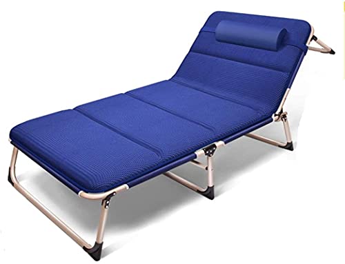 Chaise de pont inclinable et allongée FANDIAO en acier pour terrasse