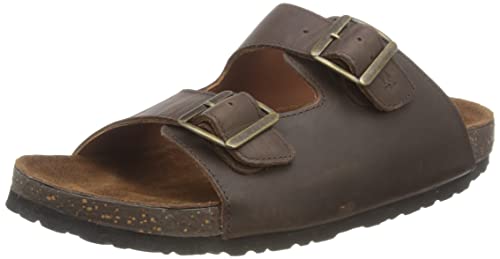 Hush Puppies Herren Nash-Schieberegler Schiebe-Sandalen, braun, 43 EU